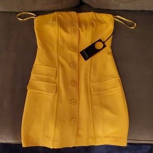 Yellow Mini Dress